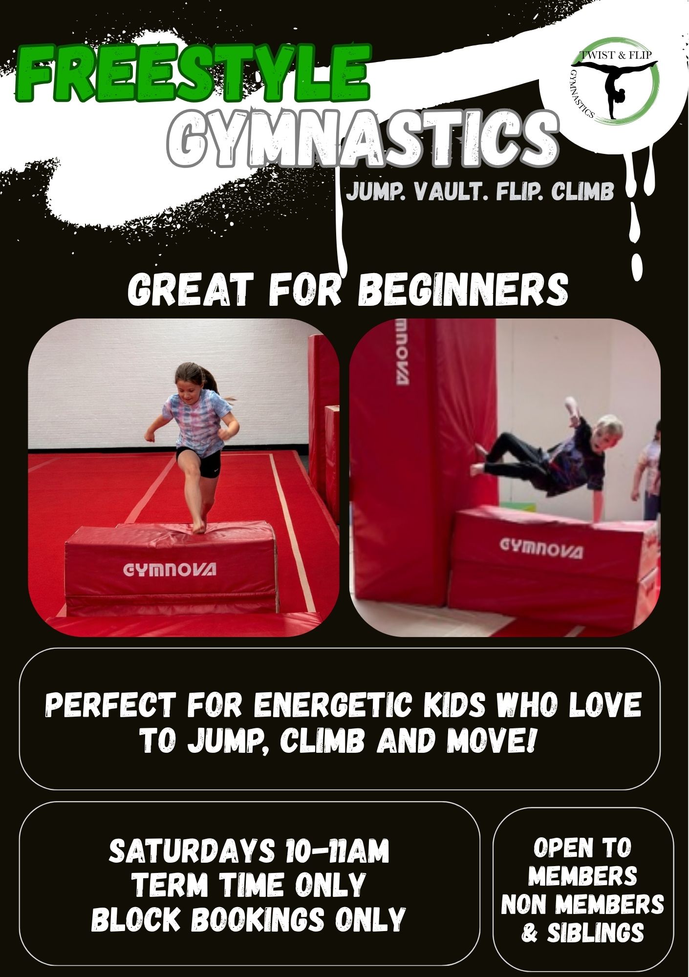 Freestyle Gymnastics 7 week block(Parkour)