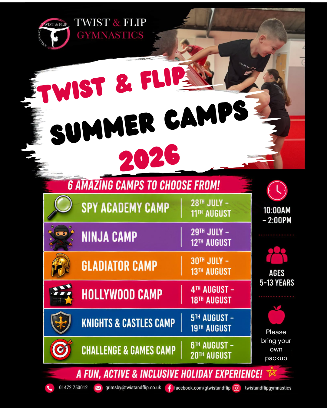 Grimsby Summer Holiday Camps
